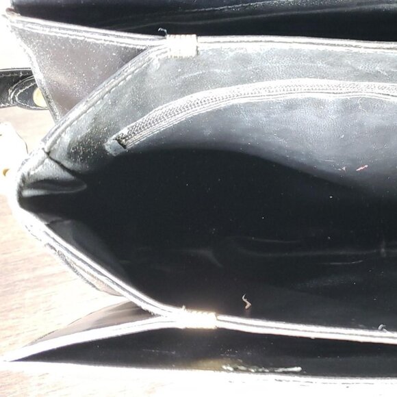 Corrado Maretto  Black Leather Handbag MADE IN ITALY with Dustbag - Picture 9 of 10